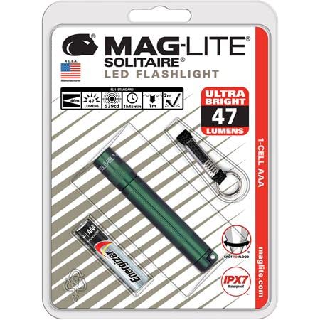 Amazon | MAG-LITE(マグライト) ソリテール LED ダークグリーン 【並行